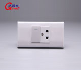 3 Prong Outlet Wall Plate with 1 on-off Switch Wall Plate