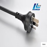 Australia Standard Power Cord of Three Pins with SAA Certificate