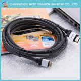 High Performance 1.5m/3m/5m/10m 4K 3D HDMI Cables for Media Devices