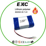 Exc802535 Lithium Polymer Battery Pack