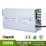 300W Waterproof Switching Power Supply LED Driver (MWISH LPV-300-48)