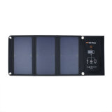 21W Sunpower Foldable Flexible Soft Elastic Portable Solar Mobile Phone Power Panel Cloth Charger Factory Original