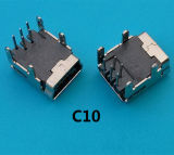 High Demand Products 90 Degree 5 Pin Mini USB Socket