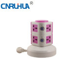 New Style High Qualtiy Household Two-Layer 8-Way Vertical Floor Socket