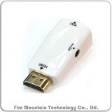 Zjt02 Hot Selling HDMI Male to VGA Female Adapter