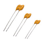 Yellow Mica Capacitor Radial Type 680PF