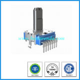 Guangdong Manufacturer 14mm Size Low Cost Dual Concentric Shaft Potentiometer for Volume Control
