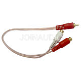 RCA Cable Adaptor Y Cable (1Male-2 Female)