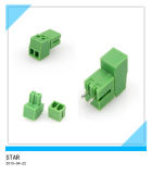 2-Pin 3.81mm Screw Pluggable (Right Angle Pin) Terminal Block Connector