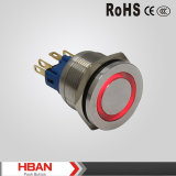 Hbgq22-11/E Illuminated Waterproof Metal Push Button Switch