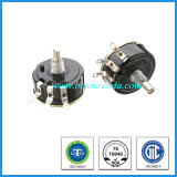 Flat Shaft Copper Stainless Potentiometer Rotary Wirewound Potentiometers