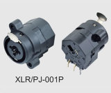 XLR Cannon Combo Connector with Push (XLR/PJ-001P)