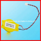 Cr2032, Cr2016, Cr2025, Cr1220, Cr2430, Cr2450 Lithium Battery & Button Cell with Wire and Connector