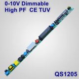 0-10V Dimmable Hpf Constant Current Lamp LED Driver with Ce TUV QS1205