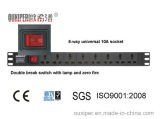 PDU with 220V/16A/8 Outlet/1u/19