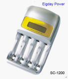 LCD Rapid AA/AAA Ni-MH Rechargeable Batteries Charger