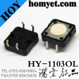 High Quality Tact Switch with 12*12mm White Round Button