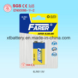 for Smoke Alarm Long Duration Farer Super Alkaline Dry Battery (6lr61 9V)