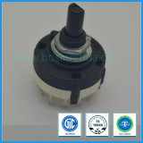 26mm Rotary Route Switch with Plastic Shaft for Electrical Equipment