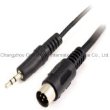 5p DIN Plug - 3.5mm Stereo Plug Cable