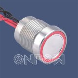 Onpow Piezo Electronic Switch with Light (PS165P10YNT1R24, 16mm, CE, RoHS)