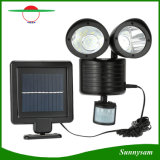 Outdoor Lighting Dual Head 22 LED Solar Motion Sensor Security Light