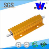 Gold Aluminum Housed Wire-Wound Power Resistor Rx24 Resistor