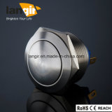 22mm Stainless Steel Pushbutton Switch with Pin Terminal Waterproof