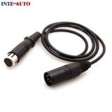 4pin XLR Male to XLR Female Power 1 Meter Cable for Photography DSLR Camera