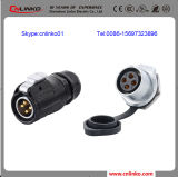 4 Pin Male Plug and Female Socket Waterproof Power Connector