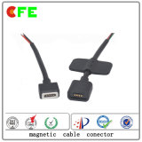China Customized 4pin Magnetic Charging Cable Connector