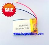 Rechargeable power supply Lithium Polymer Battery 250mAh 502030