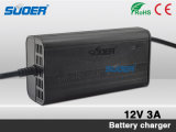 Suoer Low Price 3A 12V Smart Fast Universal Car Battery Charger (SON-1203B)