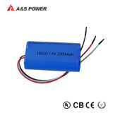 7.4V 2200mAh Rechargeable 18650 Lithium Li Ion Battery Pack