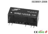 Rated 0.1W-2W High Power Density, Regulated Dual Output DC DC Converter Wrexxxxs Series