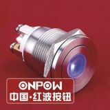 Onpow 19mm Push Button Switch (GQ19PF -10D/S, CE, CCC, RoHS)