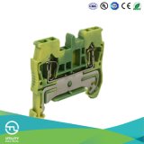 Dinrail Terminal Block Spring Ground Terminal Connector Screwless Earth Type