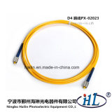 High Temperature Stability D4/Sm/PC 9/125 Fiber Optic Patch Cord