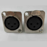 Professional 3-Pin XLR Female Connector Chassis Panel Socket (1091)