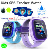 Waterproof GPS Tracker Watch for Kids/Child Safety with Pedometer D25