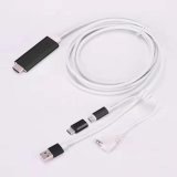 2in1 Micro B&USB-C Digital AV Cable for Android/Type-C Smartphone