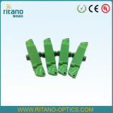 E2000 Fiber Optic Adapters with Low Loss at 0.2dB with Plastic Green House