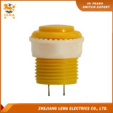 Electrical 27.4mm Push Button Switch Yellow Pbs-010