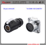 Waterproof IP65 12 Pin Connector  for Signal