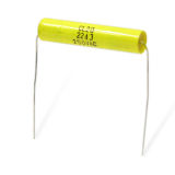 Yellow 250V Axial Type Metallized Polyester Film Capacitor (Cl20) Tmcf11