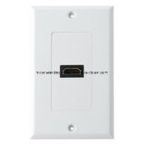 Single HDMI Connector Wall Plate