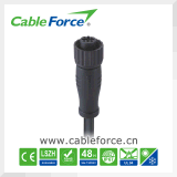 Nmea2000 Cable Plug Drop Line Cable M12 Female Connector Circular Connector Waterproof Connector