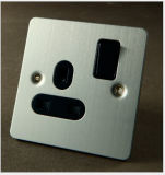 Good Quality Stainless Steel 13A Switched Socket