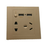 Hot Sale 5 Hole Socket Panel with on/off and USB