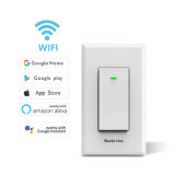 Smart WiFi Light Switch APP Control From Anywhere, Works with Alexa Google Assistant Home, Timing Schedule Overload Protection Neutral Wire Required One-Way